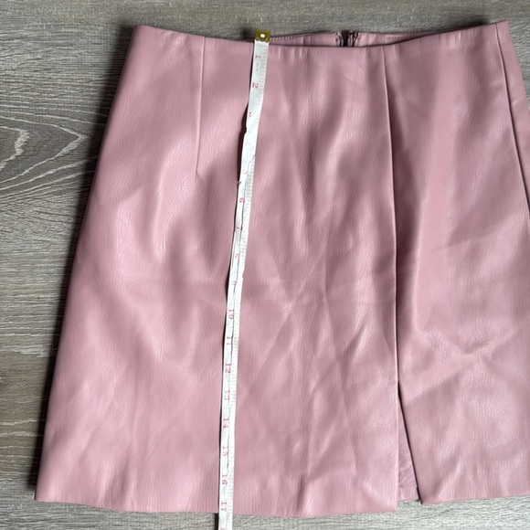 NEW Maeve Anthropologie Faux Leather Mini Skirt 2 - Picture 5 of 8